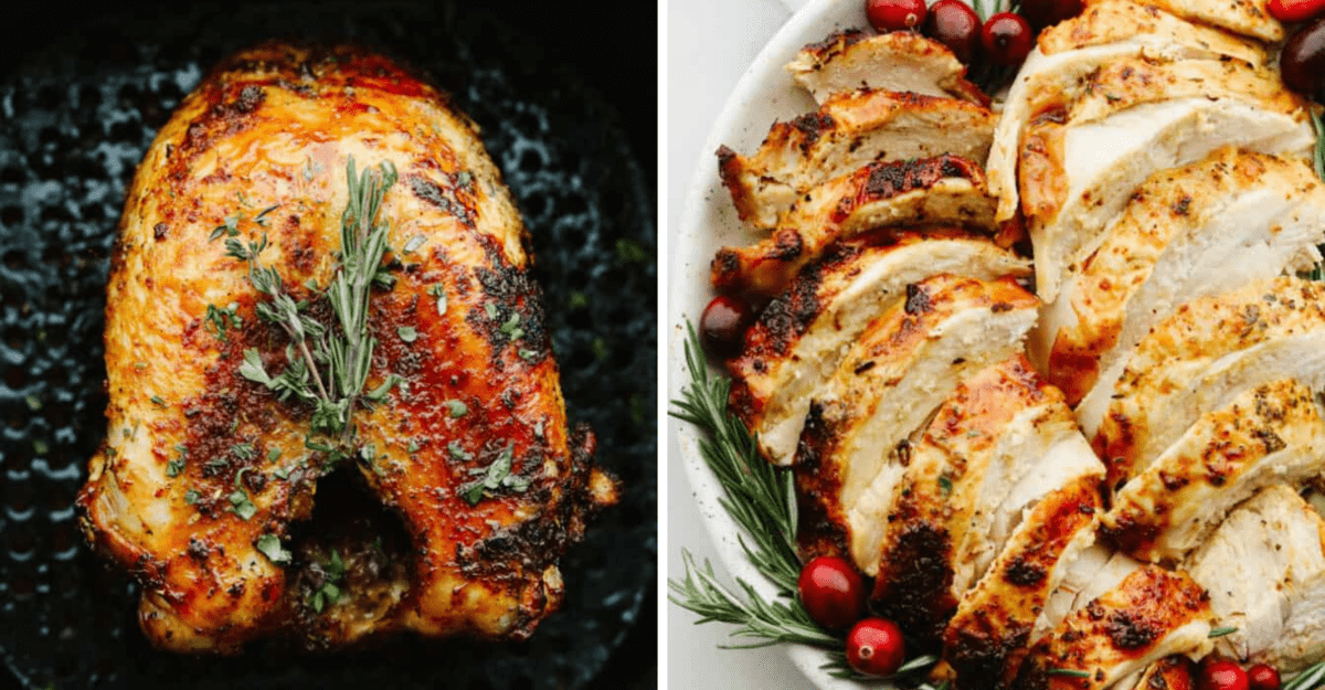 Air Fryer Thanksgiving Turkey Recipe, Food Network Kitchen