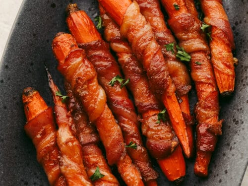 Caramelized Oven-Cooked Bacon - Kiwi and Carrot