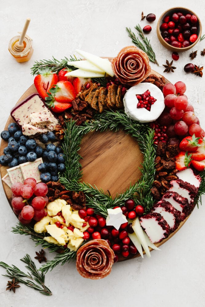 Christmas Wreath Charcuterie Board  The Recipe Critic