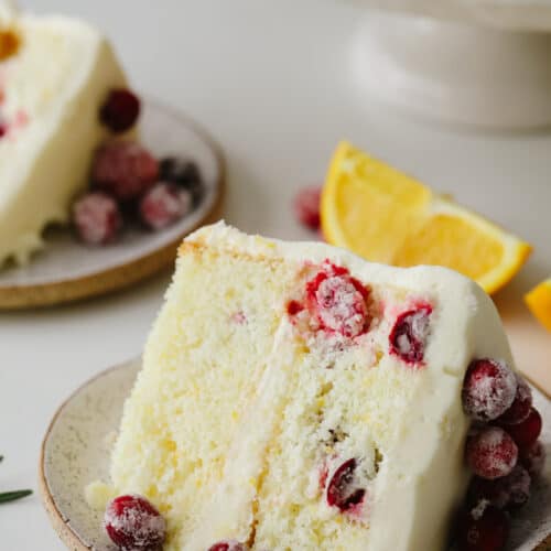 Decadent Cranberry Christmas Cake Recipe | The Recipe Critic