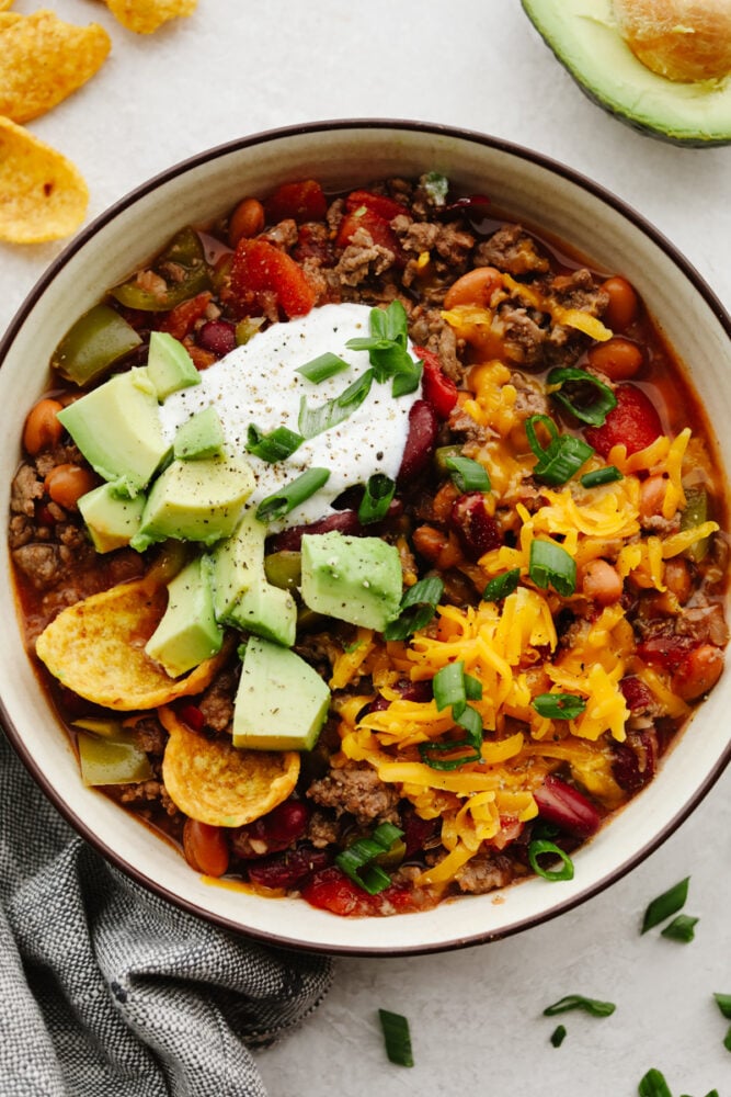 Easy Homemade Crockpot Chili Recipe - 85