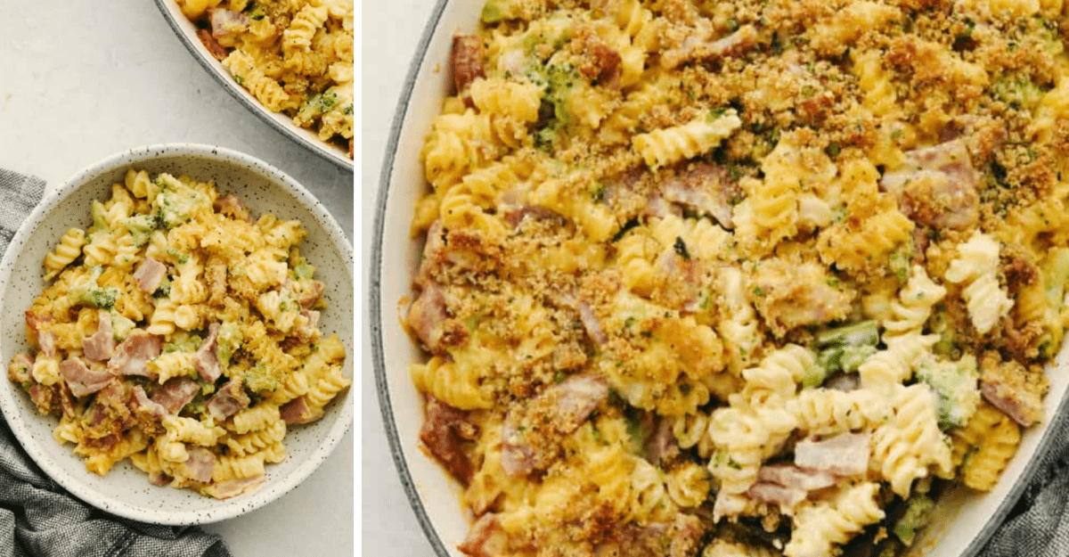 Leftover Ham and Cheese Broccoli Casserole Recipe