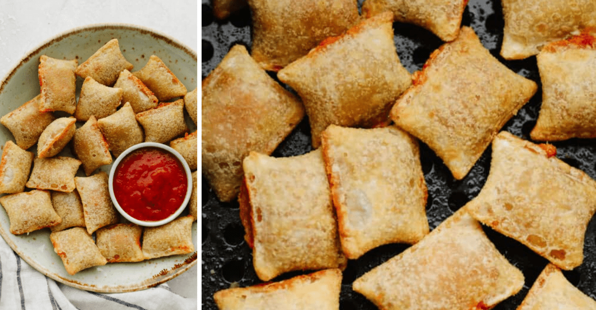 Air Fryer Frozen Pizza Rolls