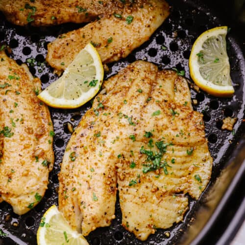 Easy Cajun Garlic Butter Tilapia in Air Fryer | The Recipe Critic