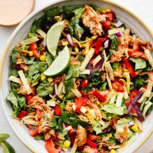BBQ Chicken Salad with BBQ Cilantro Lime Dressing - 82