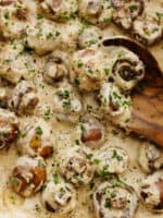 Creamy Garlic Parmesan Mushrooms | The Recipe Critic