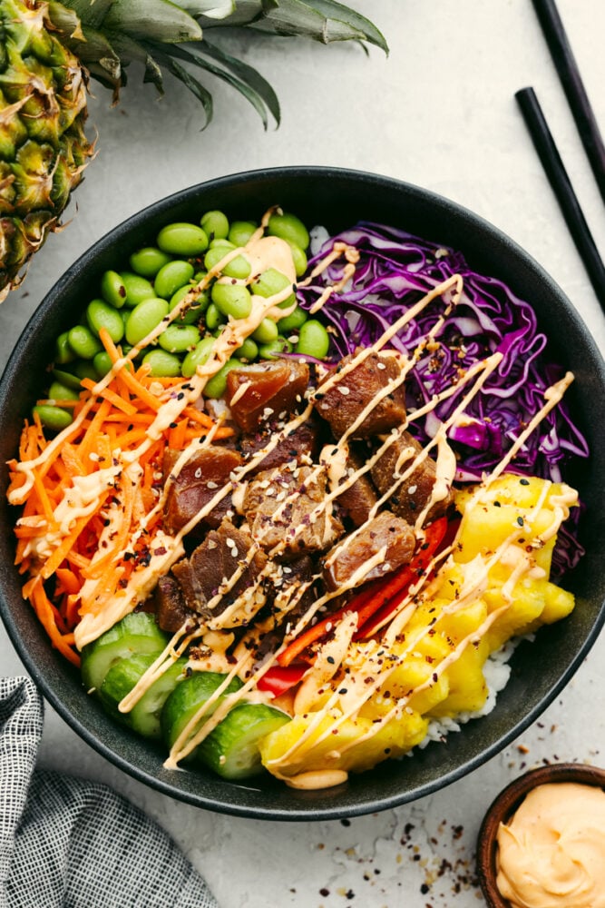 Easy Hawaiian Poke Bowl Recipe - 50