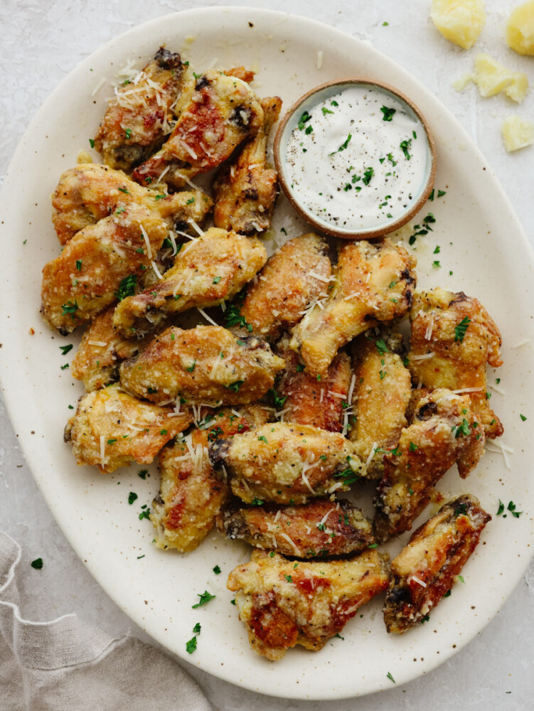 Baked Parmesan Garlic Wings Recipe - 4