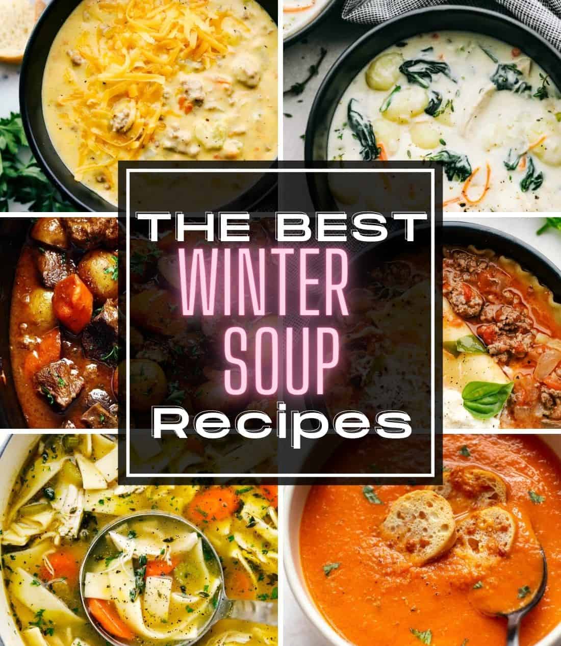 Winter Soup Collage