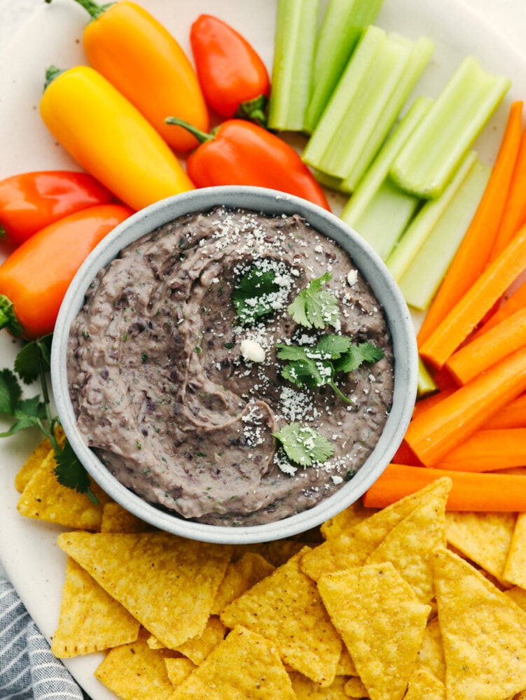 Easy 5 Minute Black Bean Dip Recipe - 39