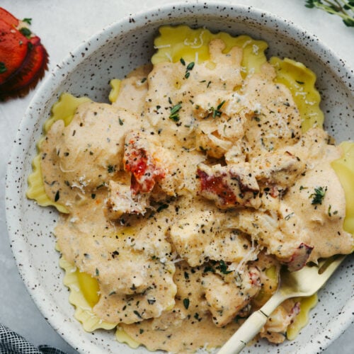 Garlic Lobster Cream Sauce for Ravioli Recipe | The Recipe Critic