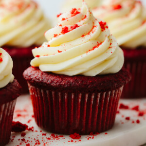 Red Velvet Cupcakes with Cream Cheese Frosting - 57