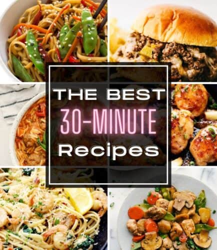 30 Minute Easy & Delicious Meals | The Recipe Critic