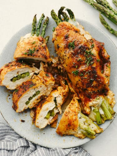 Cheesy Asparagus Stuffed Chicken Recipe | The Recipe Critic