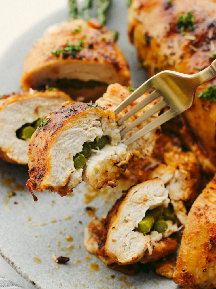 Cheesy Asparagus Stuffed Chicken Recipe - 28