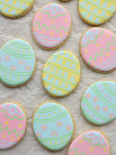 Royal Icing Easter Egg Sugar Cookies Recipe | The Recipe Critic