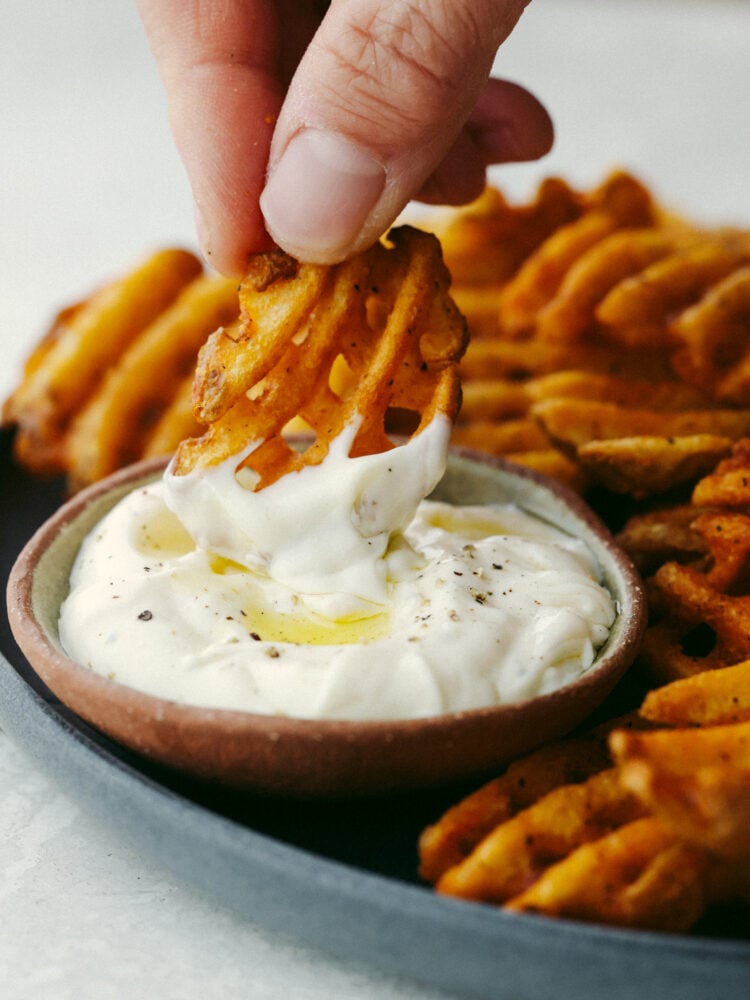 Crispy Air Fryer Frozen Waffle Fries - 84