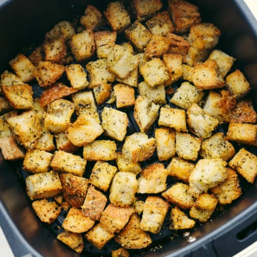 How to Make Croutons in Air Fryer | The Recipe Critic