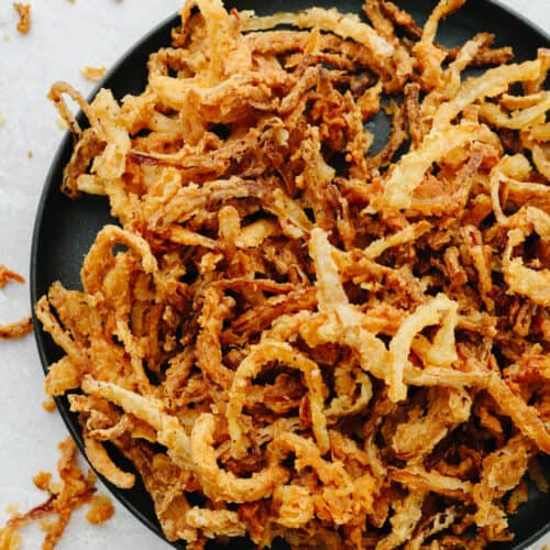 Quick & Easy Crispy Fried Onions - Butter & Baggage