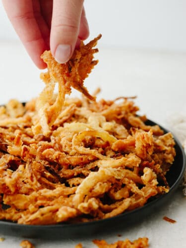 Easy Crispy Onion Strings | The Recipe Critic