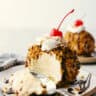 Cinnamon Sugar Coated Fried Ice Cream Recipe The Recipe Critic