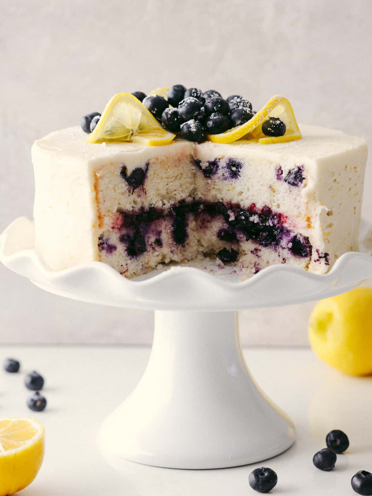 Lemon Blueberry Cake | The Recipe Critic