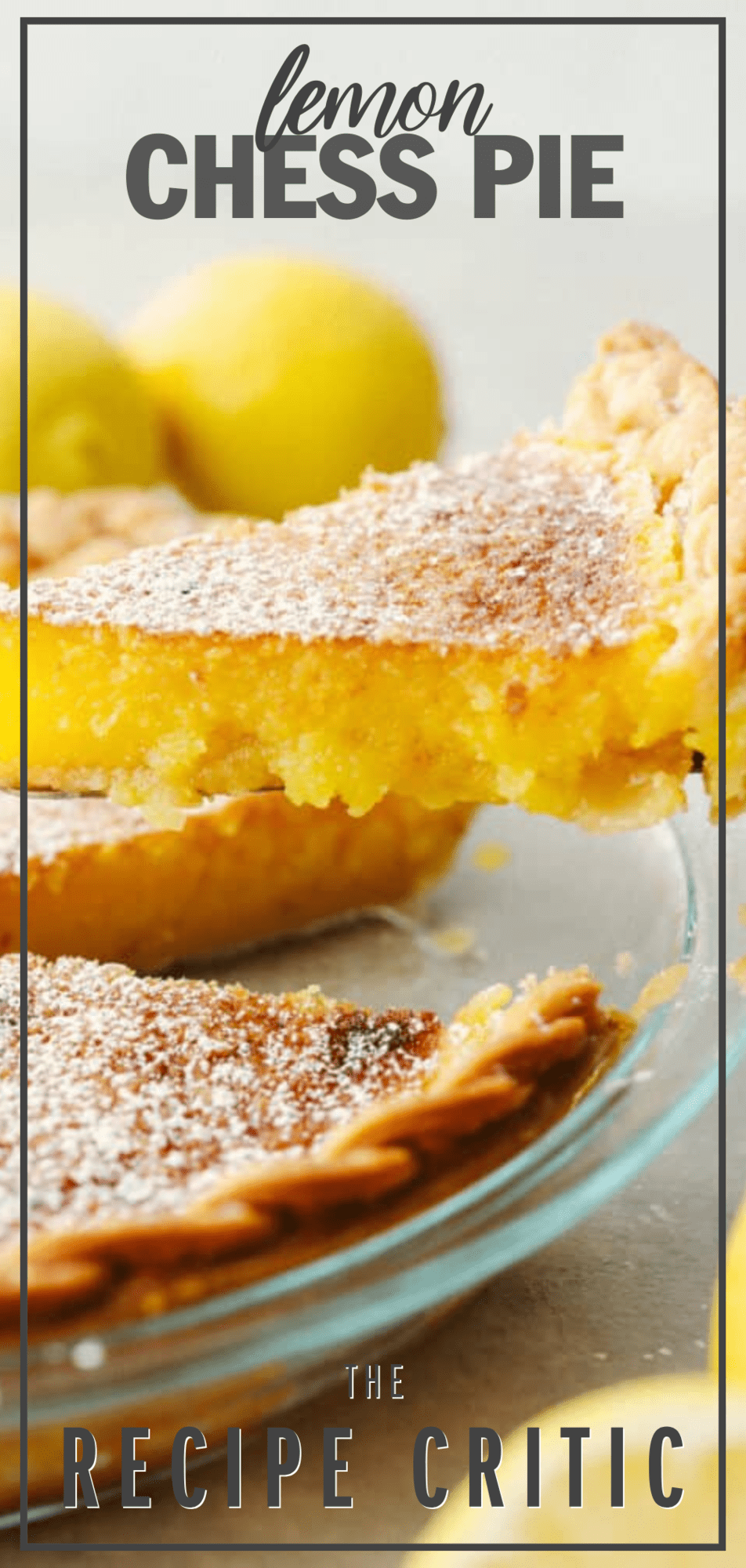 Easy Lemon Chess Pie Recipe