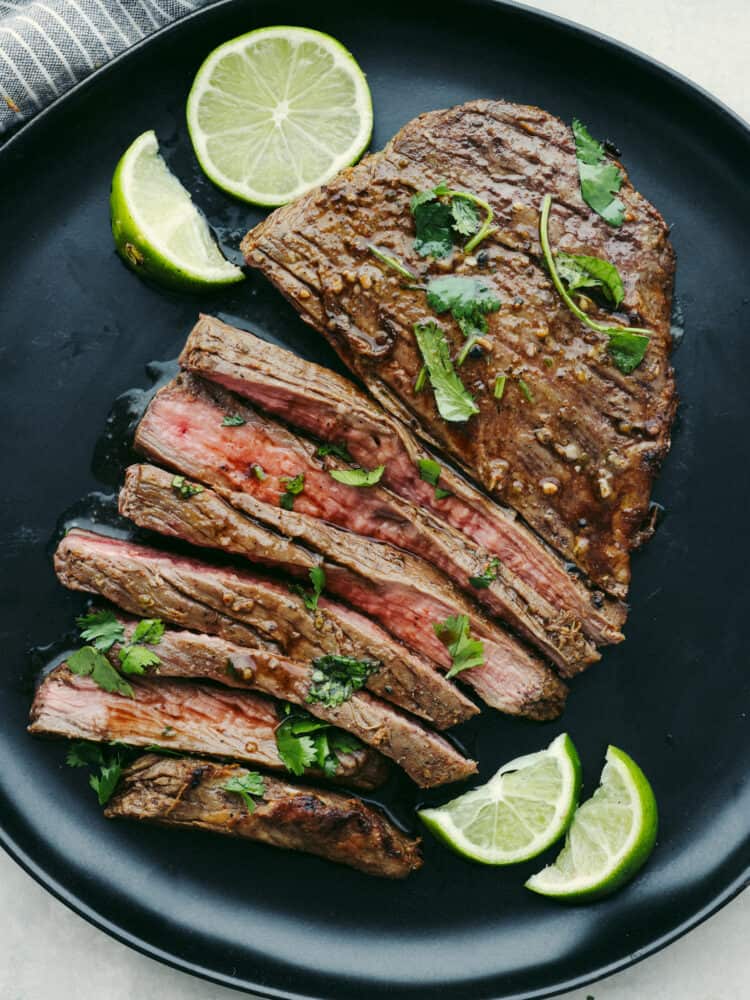 Air Fryer Flank Steak (Wine Marinated) - The Food Blog