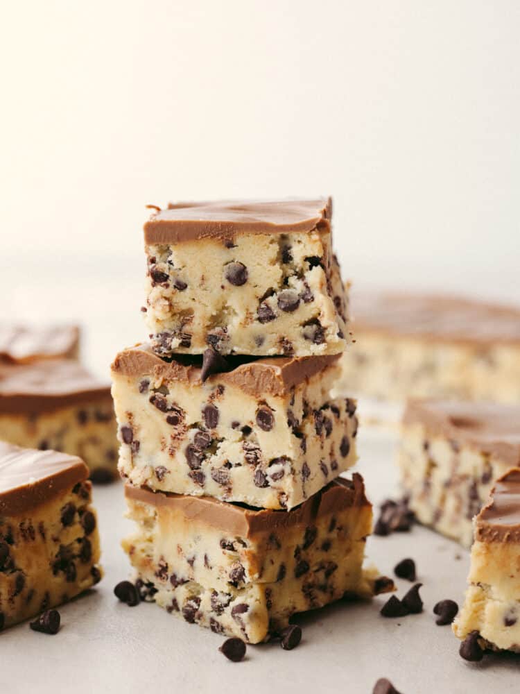 Chocolate Chip Cookie Dough Bars
