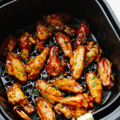 Air Fryer Frozen Chicken Wings • The Wicked Noodle