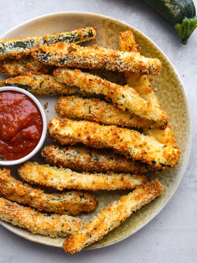 Quick and Easy Air Fryer Zucchini Fries - 53