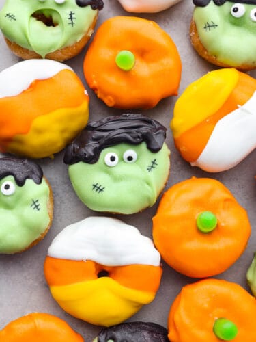 How to Decorate Mini Halloween Donuts | The Recipe Critic