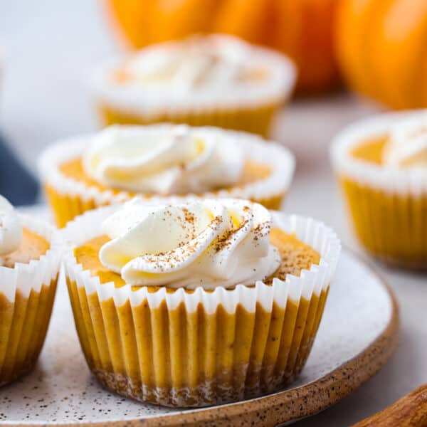 Mini Pumpkin Cheesecakes Recipe | The Recipe Critic