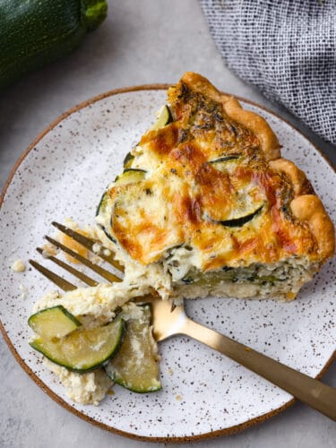 Cheesy Zucchini Quiche | The Recipe Critic