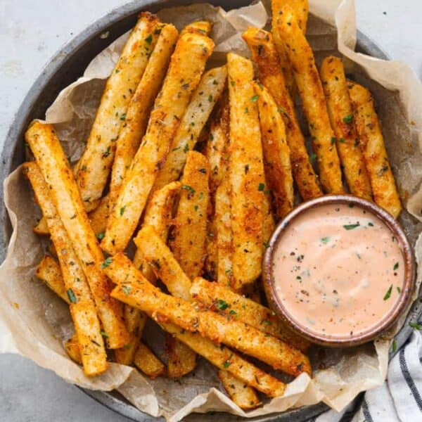 Garlic Parmesan Baked Jicama Fries | The Recipe Critic