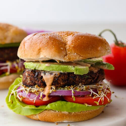 Meatless Black Bean Burger Recipe | The Recipe Critic