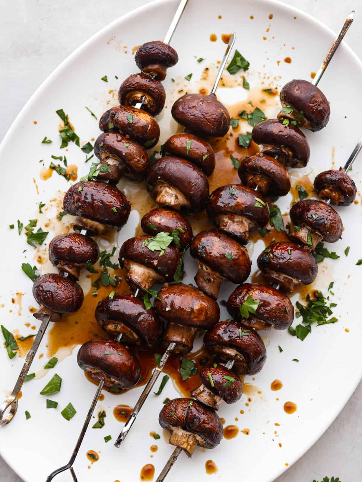 Honey soy pork skewers recipe