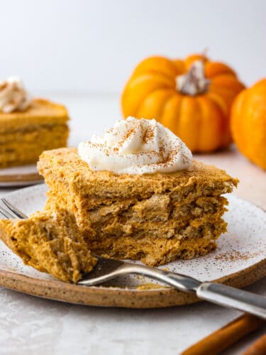 Pumpkin Pie Icebox Cake Infoodita