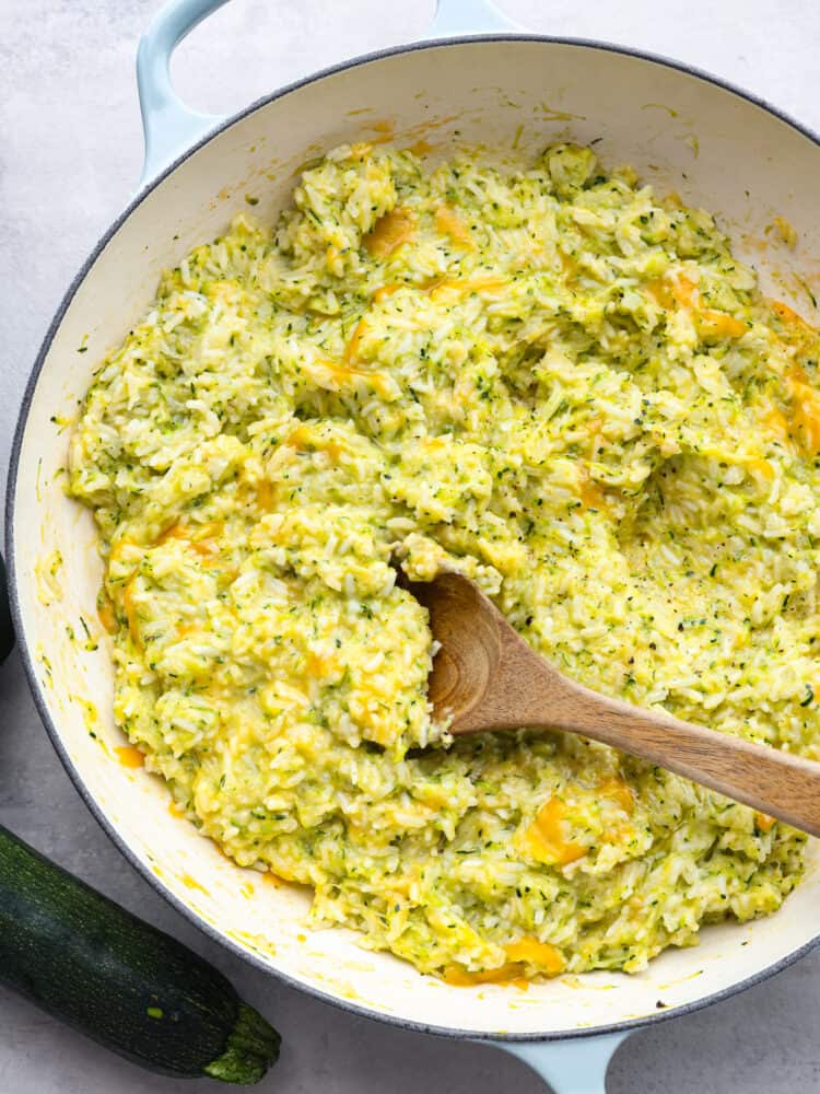 Cheesy Zucchini Rice - 27