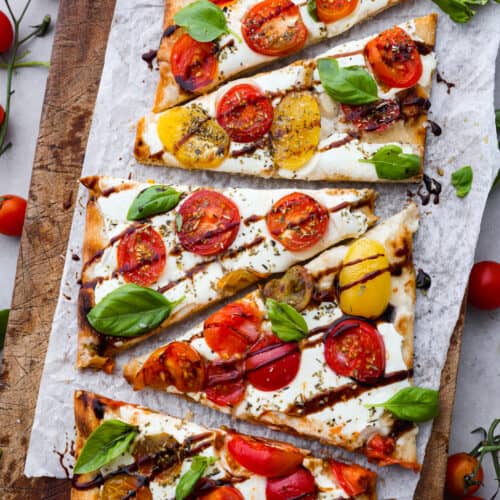 15-Minute Caprese Flatbread Recipe | The Recipe Critic