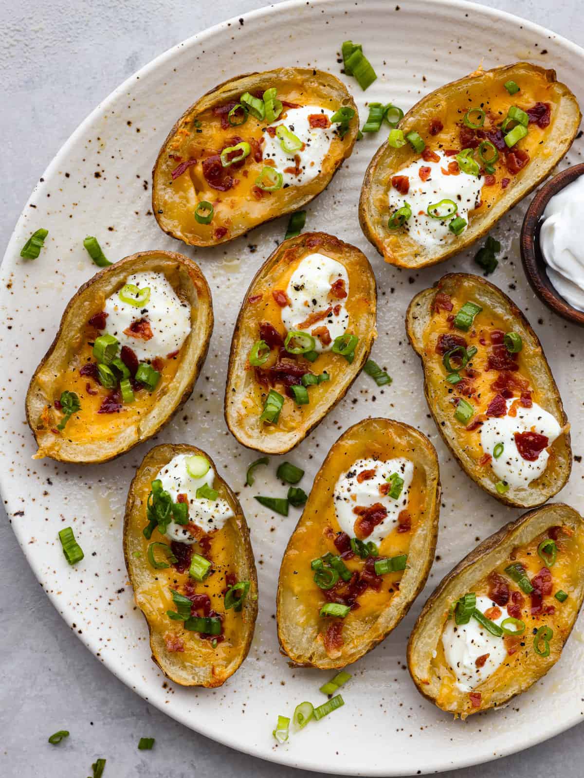 Air Fryer Potato Skins Infoodita