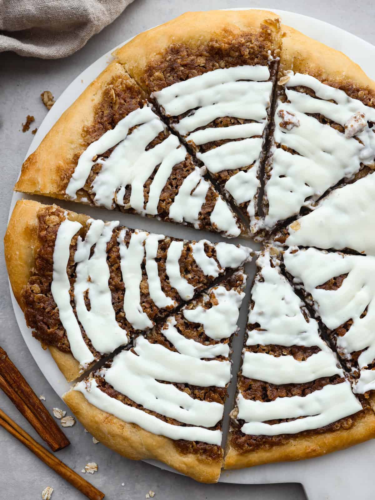 Easy Cinnamon Dessert Pizza - 54