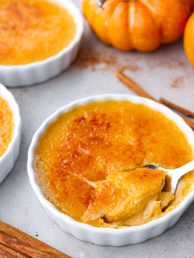 Pumpkin Crème Brûlée Recipe | The Recipe Critic