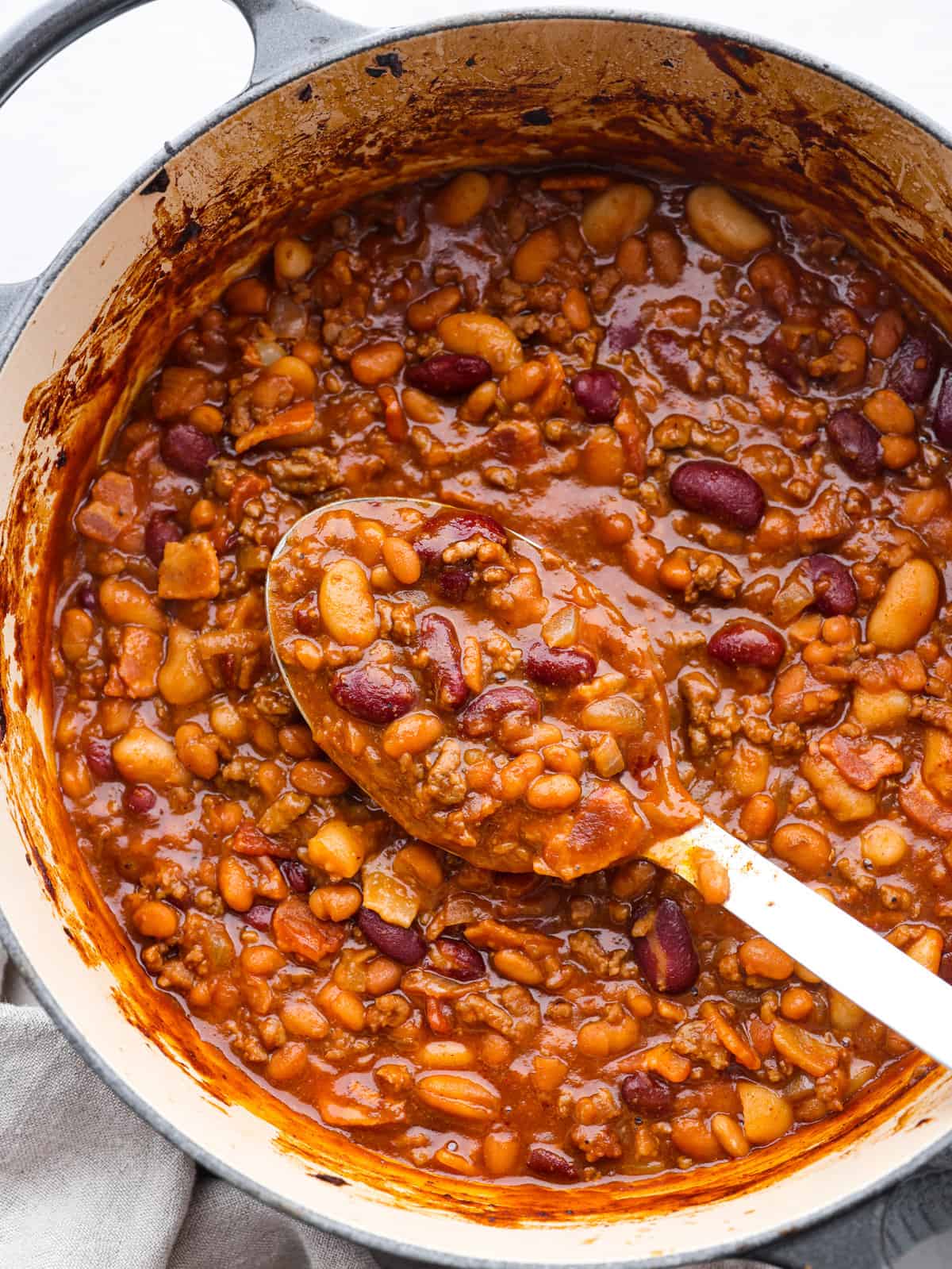 Easy Crock Pot Cowboy Casserole (Slow Cooker) - Savor the Best