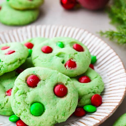 Grinch Cookies - Amanda's Cookin' - Christmas Cookies