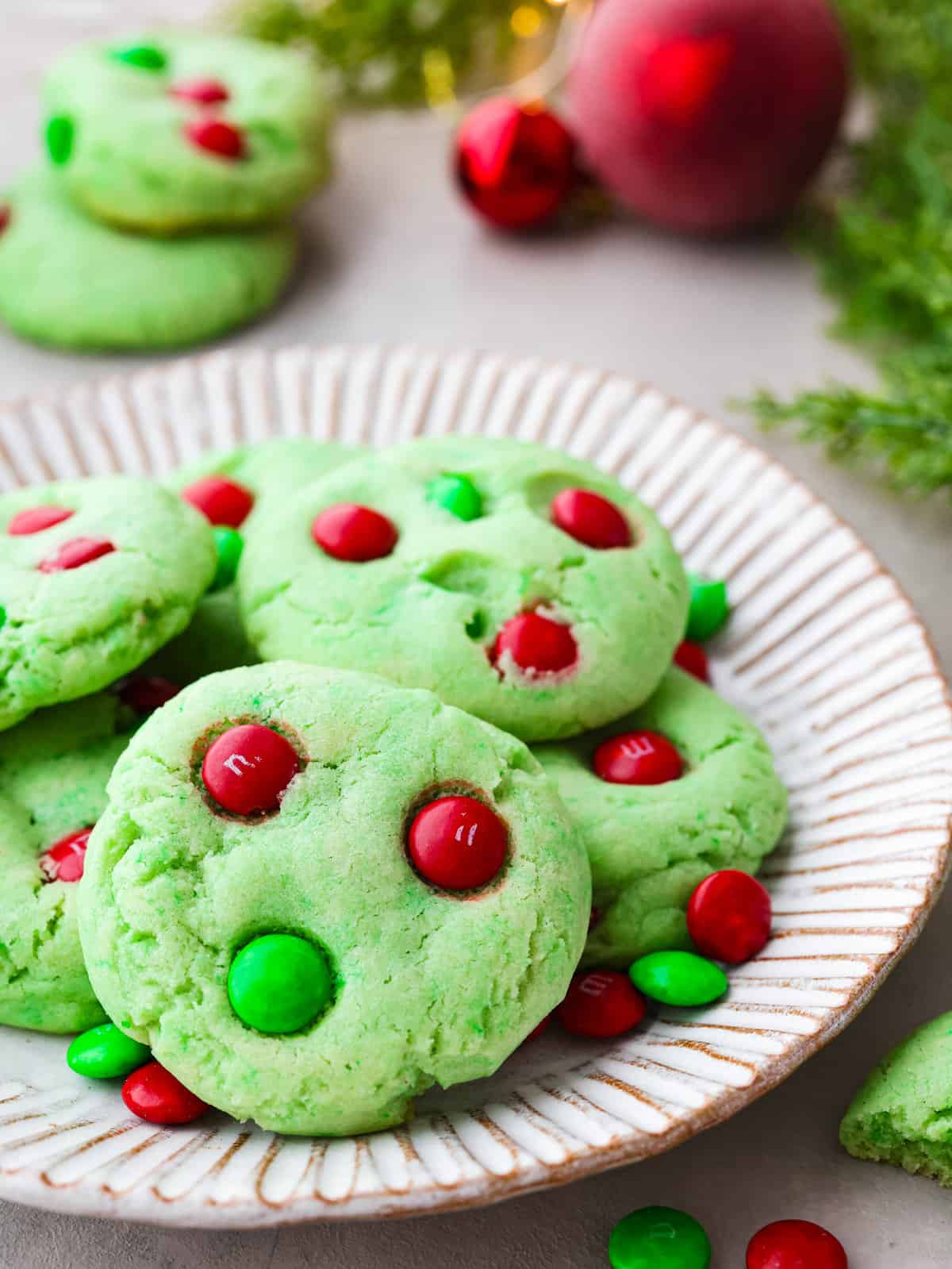 Single Serving M&M Cookie - the little holly that could
