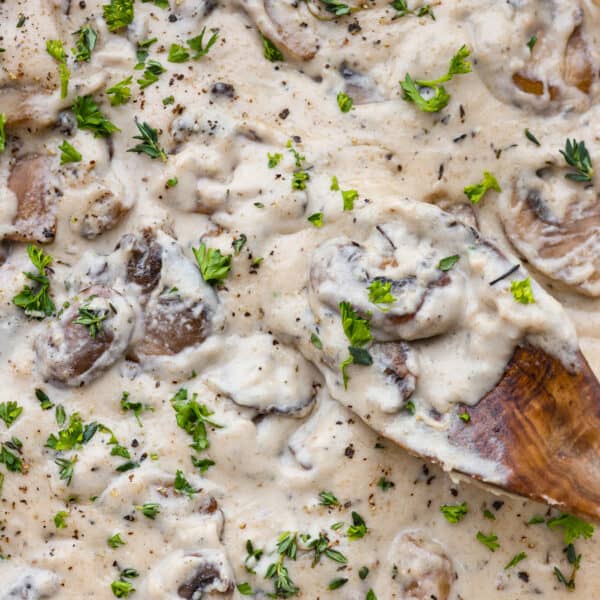 Creamy Homemade Mushroom Sauce | The Recipe Critic