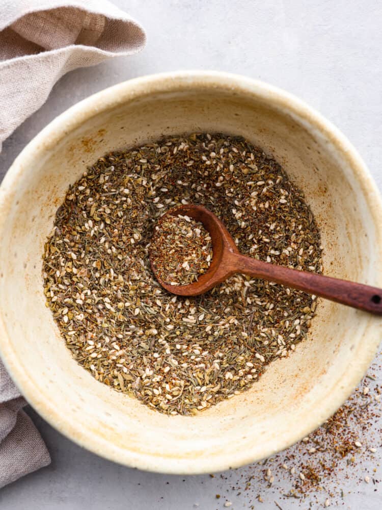 Homemade Middle Eastern Za'atar Spice Recipe + How to Use it