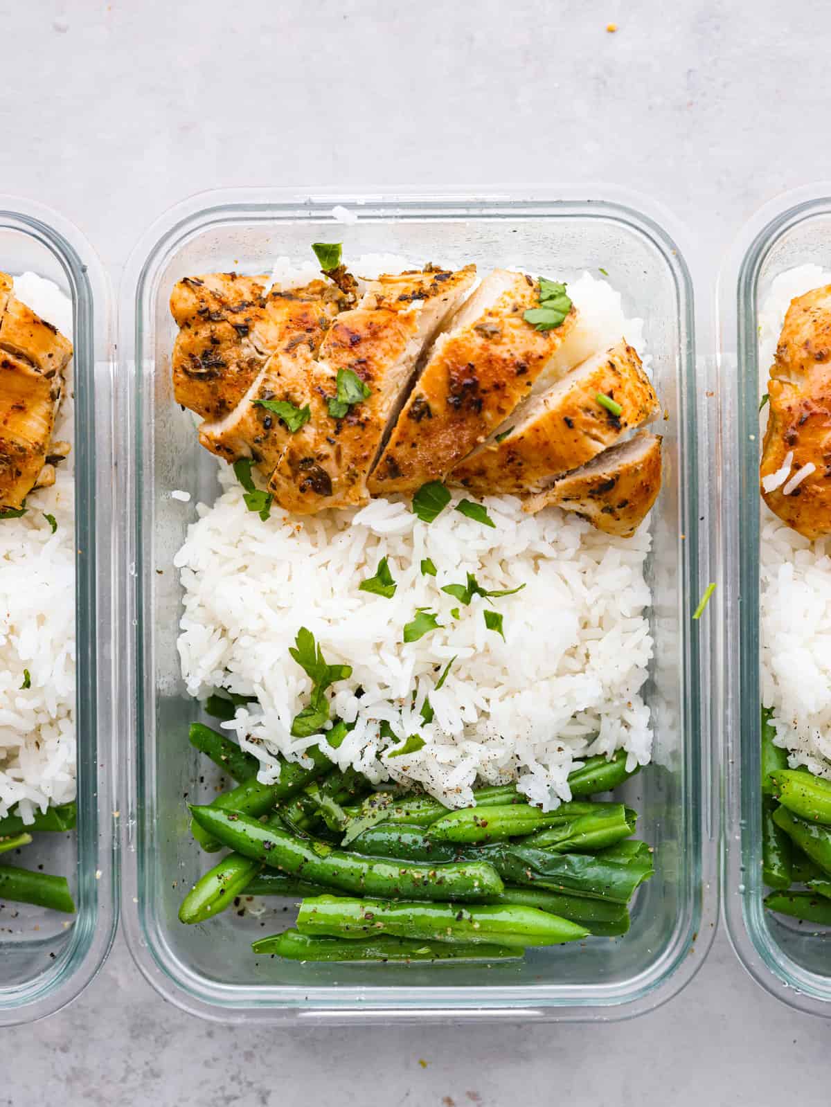 Chicken and Rice Meal Prep Bowls