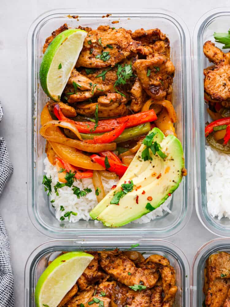 Chicken and Rice Meal Prep Bowls